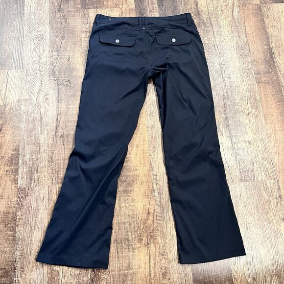 Prana Halle Women’s Stretch Hiking Pants Size 14 Black Adjustable Hem SPF - Picture 6 of 8